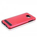 Wholesale Samsung Galaxy Note 5 Aluminum Armor Hybrid Case (Red)